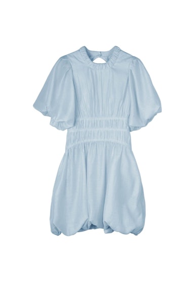 Jonathan Simkhai blue mini dress.
