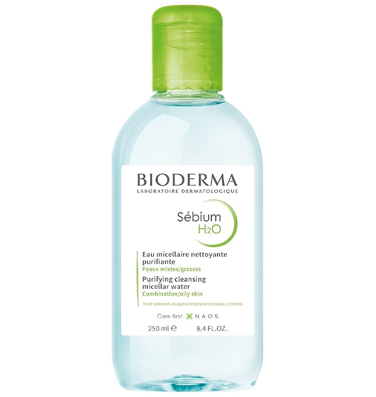 Face gems makeup is easy with Bioderma Sébium H2O Micellar Water (8.4 oz)