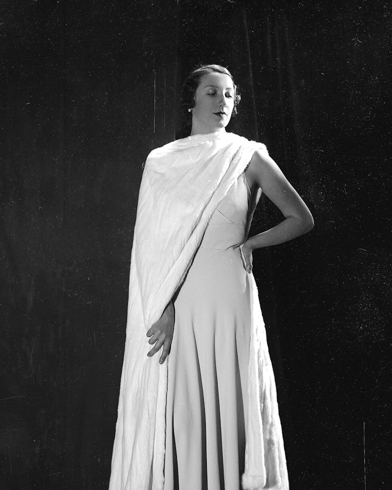 Madeleine Vionnet's dress. Paris, around 1935. 