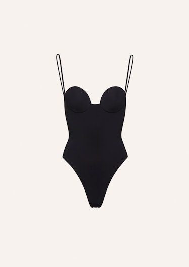 Magda Butrym Retro Bustier Swimsuit 