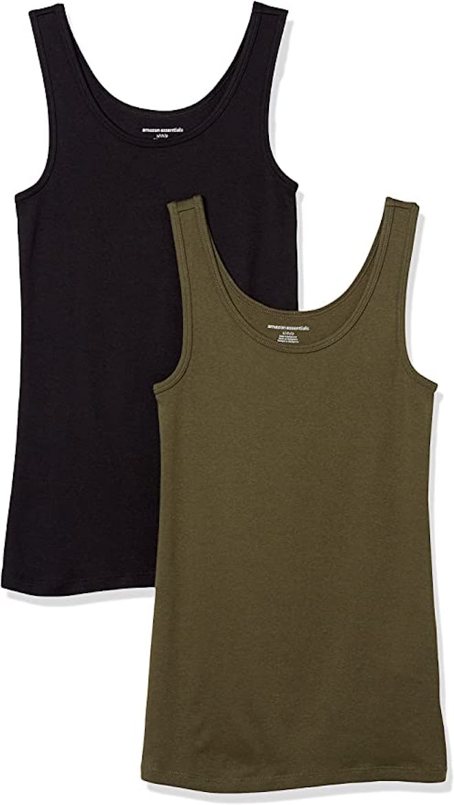 Amazon Essentials Slim-Fit Tank (2-Pack)