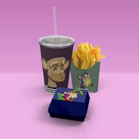 Bored & Hungry NFT fast food packaging