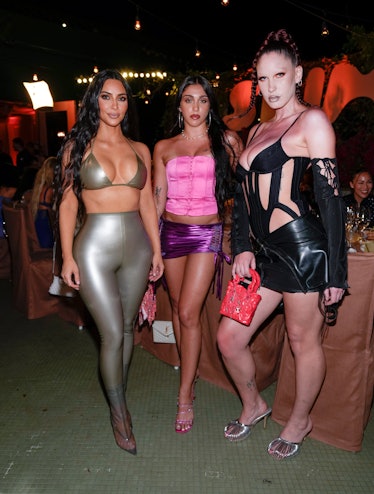 Kim Kardashian, Lola Leon, and Eartheater