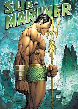 Namor on the cover of Sub-Mariner #6, published in 2007.