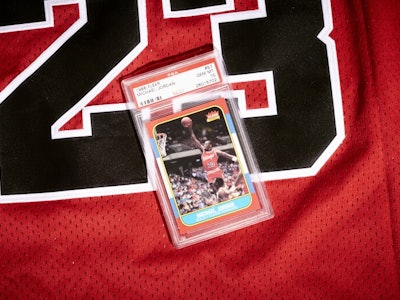 1986/1987 Fleer #57 Michael Jordan Rookie Card | PSA GEM MT 10