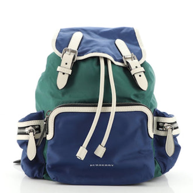 Burberry Rucksack Backpack Nylon with Leather