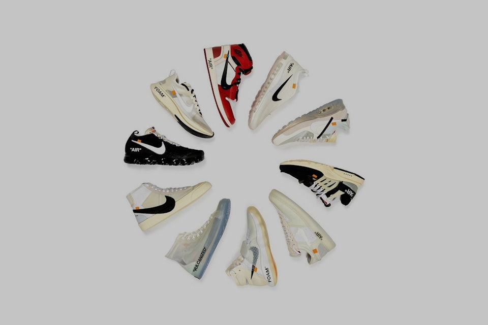 Virgil Abloh and 'The Ten' sneaker collection is going to
