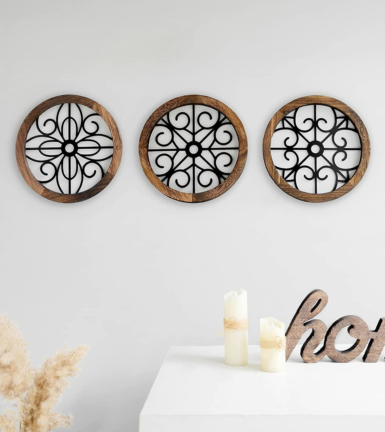 Mkono  Rustic Wall Decor (3-Pack)