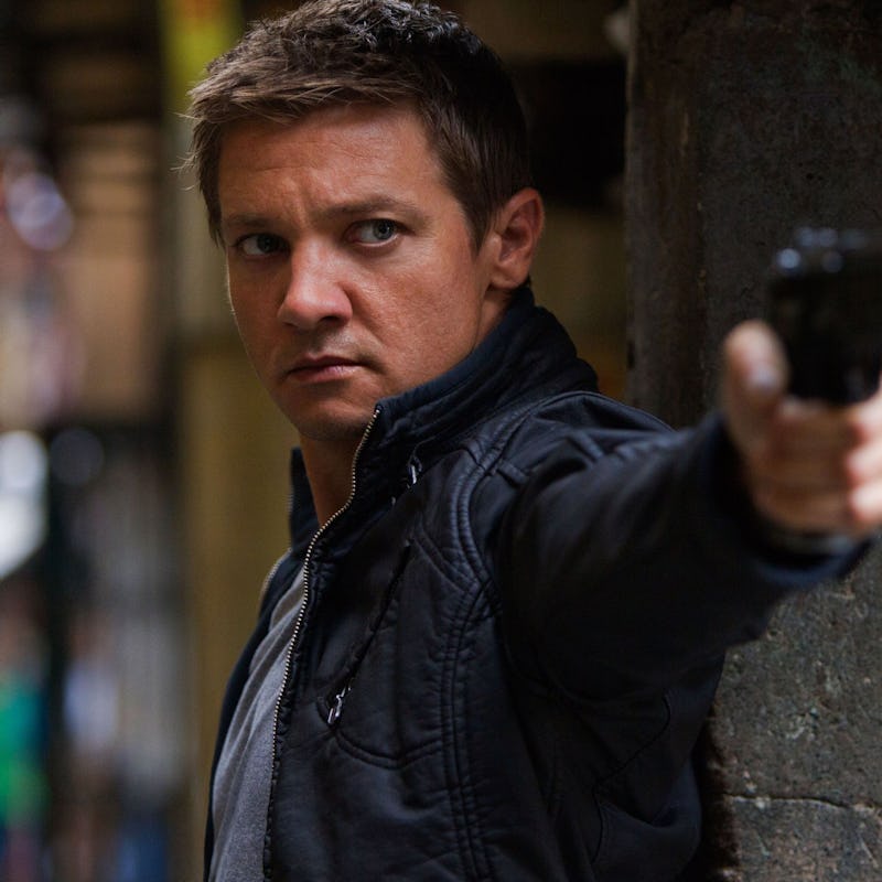 A screenshot from 'The Bourne Legacy' with Jeremy Renner