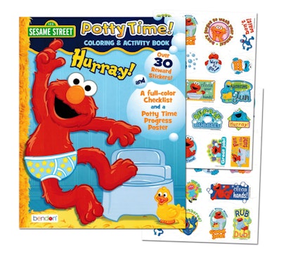 potty training toys: Sesame Street Potty Training Coloring and Activity Set