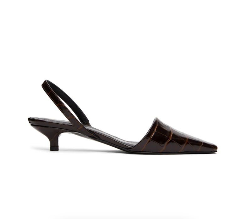 TOTÊME Brown Slingback Heels