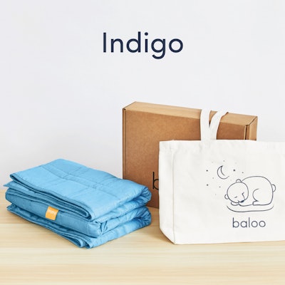 personalized gifts for kids: baloo weight blanket