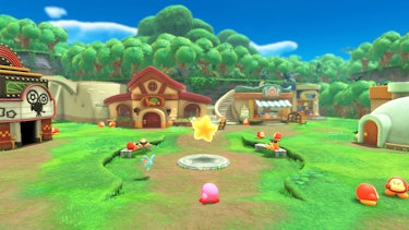 kirby and the forgotten land waddle dee town