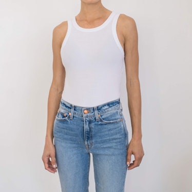 This white tank from AYR is a versatile wardrobe basic.