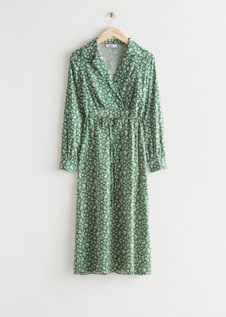 This collared green dress from & Other Stories is perfect for work and play.