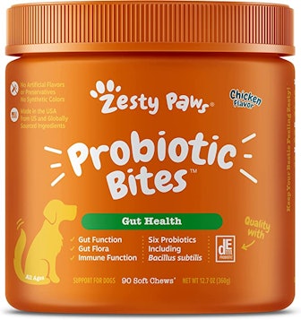 Zesty Paws Probiotic Bites For Dogs (90 Count)