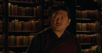 Benedict Wong as Wong in the Shang-Chi and the Legend of the Ten Rings mid-credits scene