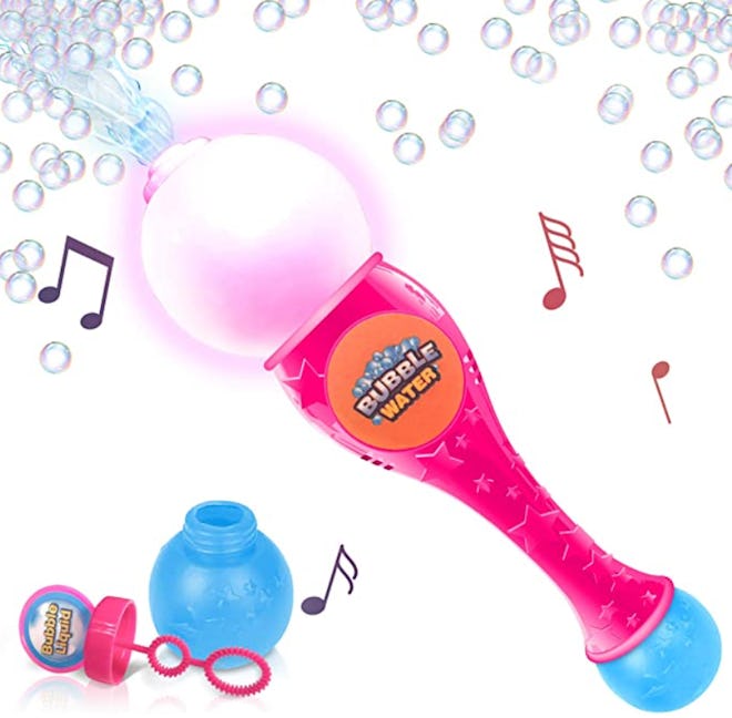 Add this light up bubble blower wand to your little kid's Easter basket. 