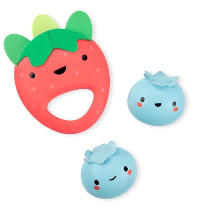 Add this berry cute musical toy set to your baby's Easter basket this season.