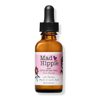 Mad Hippie AHA Exfoliating Peel is great for evening out the skin tone.