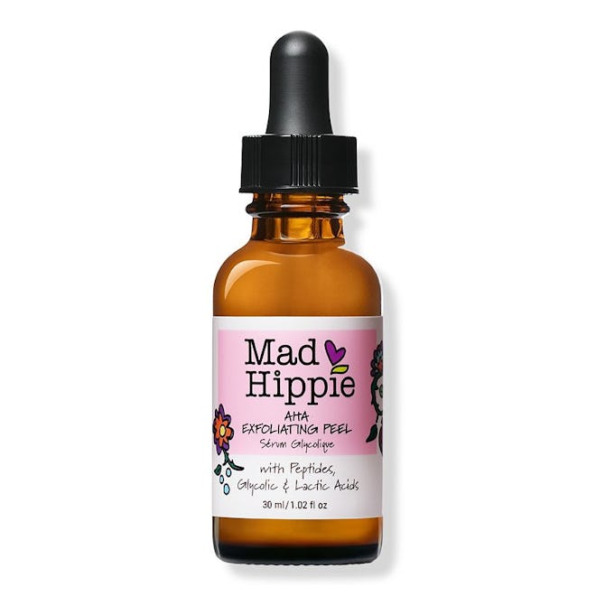 Mad Hippie AHA Exfoliating Peel is great for evening out the skin tone.