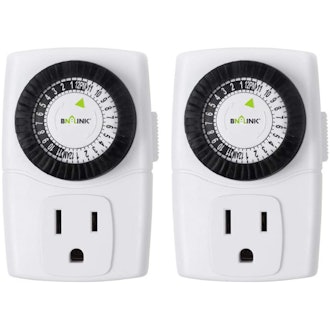 BN-LINK 24-Hour Mechanical Outlet Timer (2 Pack)