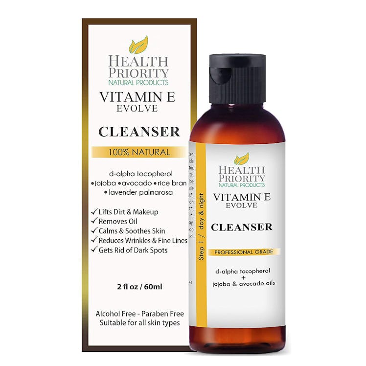 Health Priority Natural Products Organic Vitamin E Facial Cleanser 
