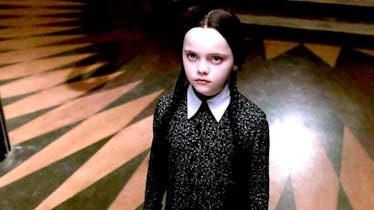 Christina Ricci as Wednesday in the original 1991 The Addams Family film.