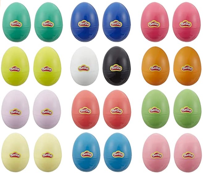 Use these Play-Doh eggs to fill your child's Easter basket. 