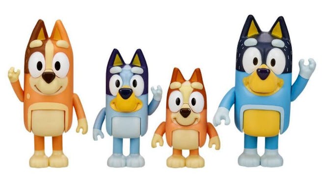 Add this four-pack of Bluey characters to your preschooler's Easter basket. 