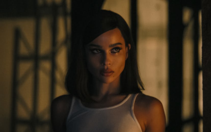 Zoë Kravitz as Selina Kyle in The Batman