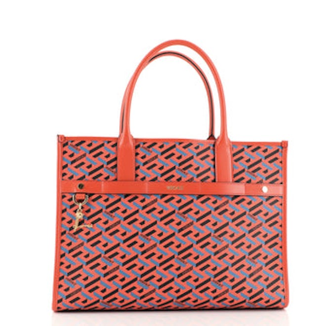 Versace Top Handle Tote La Greca