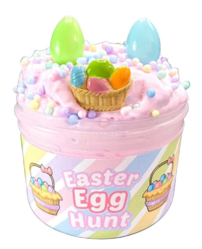 Add this Easter-themed slime to your child's Easter basket for a fun surprise.