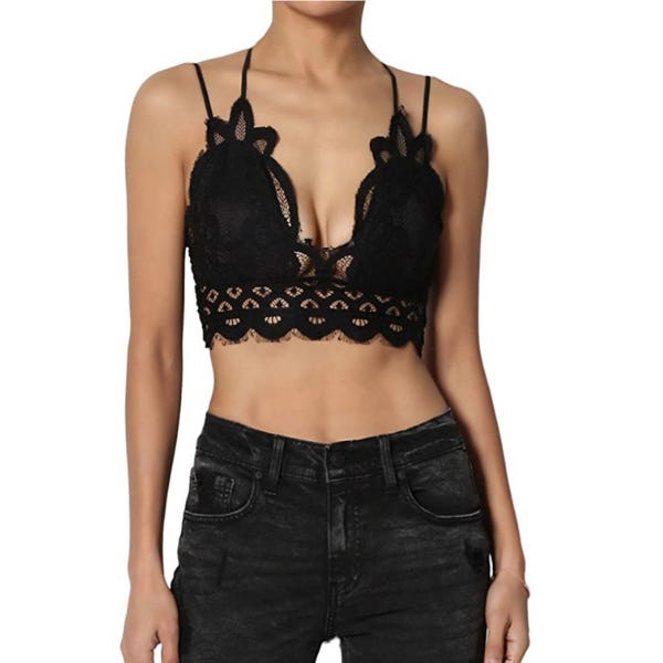TheMogan Lace Bralette
