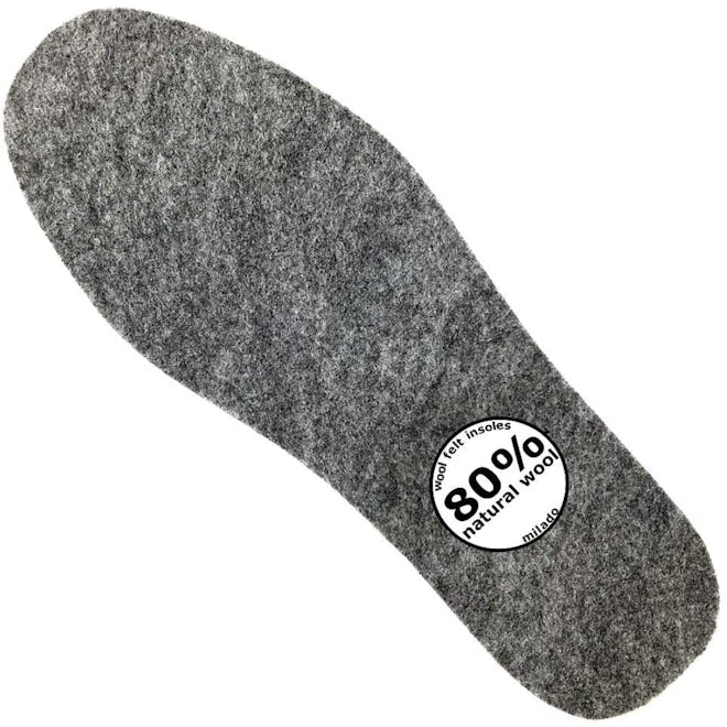 CJMILADO Wool Felt Insoles
