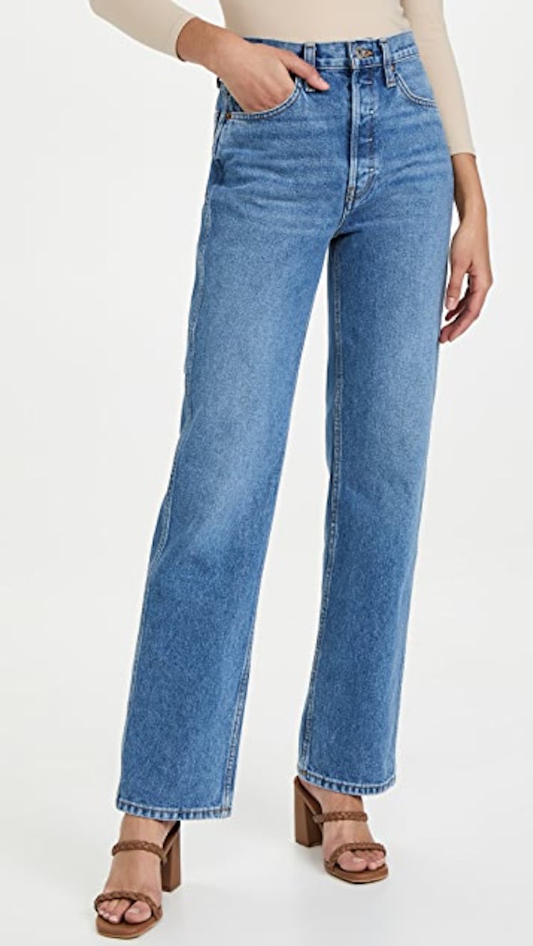RE/DONE 90's High Rise Loose Jeans   denim trend