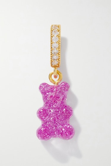 Spring 2022 color trends orchid purple bear pendant 