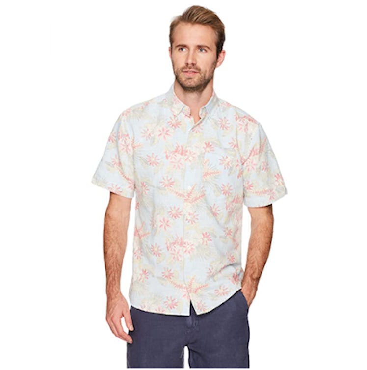Isle Bay Short-Sleeve Cotton-Linen Shirt