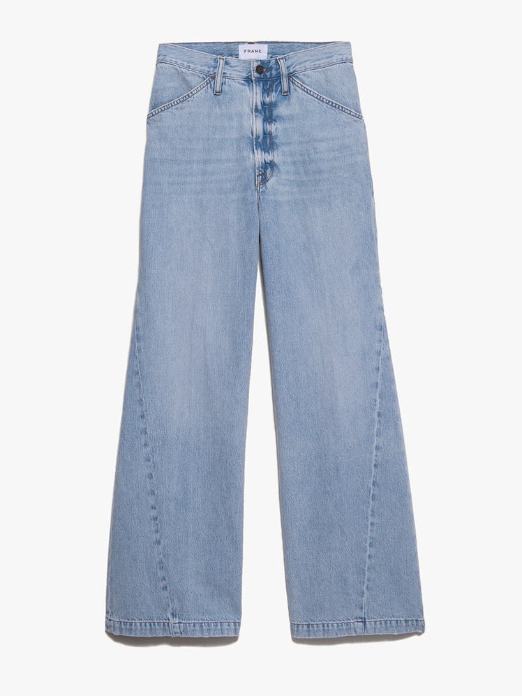 FRAME le baggy palazo jeans denim trend 2022