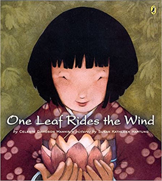 poetry books for kids: One Leaf Rides The Wind by Celeste Mannis