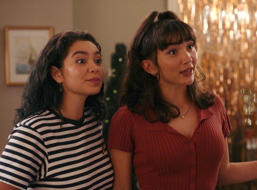 Rowan Blanchard and Auli’i Cravalho star in Hulu's new rom-com 'Crush.'