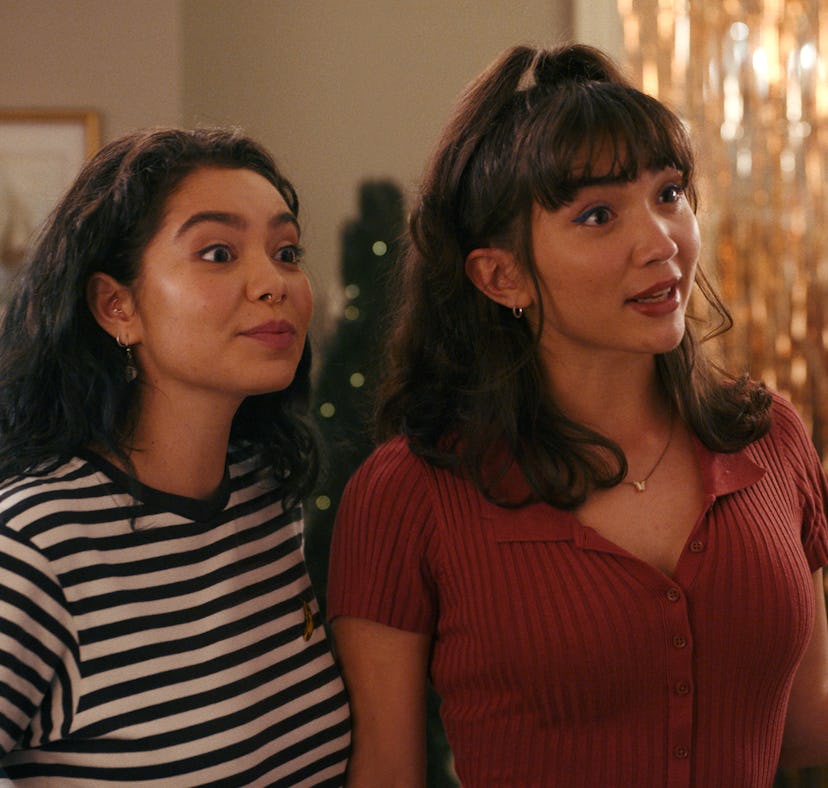Rowan Blanchard and Auli’i Cravalho star in Hulu's new rom-com 'Crush.'