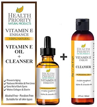 Natural Vitamin E Oil + Vitamin E Cleanser