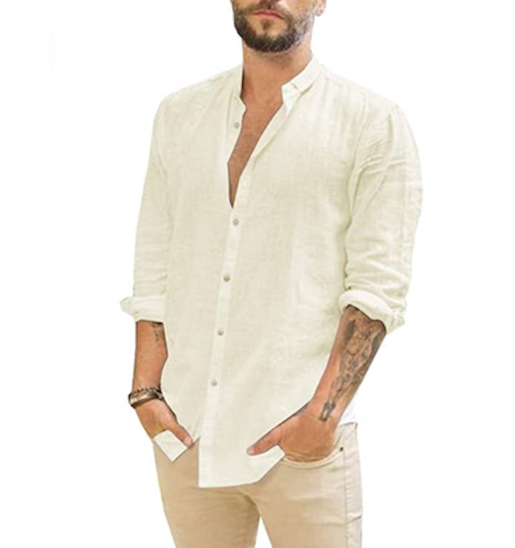 Makkrom Long-Sleeve Linen Shirt