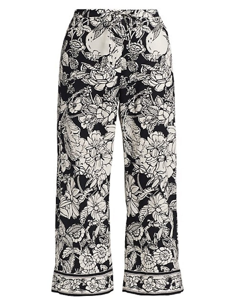 Max Mara Magno Printed Trousers to wear with platform heels.