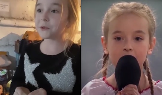 A girl sang from Ukraine went viral after she sang 'Let It Go' from inside a bomb shelter.
