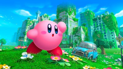 kirby and the forgotten land cover art hero image