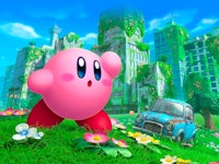 kirby and the forgotten land cover art hero image