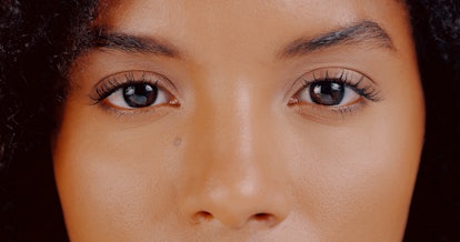 woman eyelids