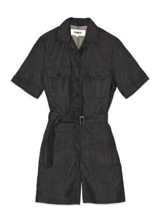 YMC Wanderer Denim Playsuit spring 2022 essential